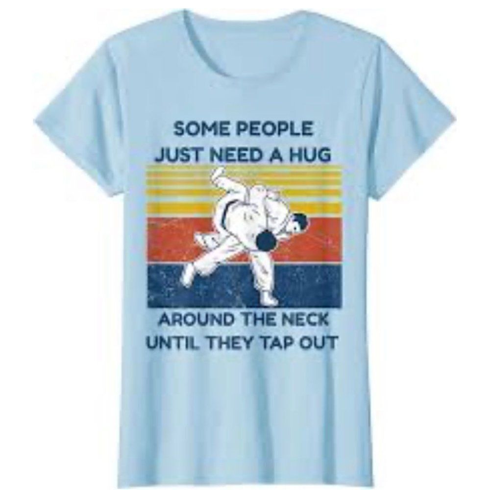 Port & Company Jiu Jitsu Blue Short Sleeve T-Shirt Size M
